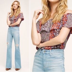 Anthropologie Maeve Vallita Off the Shoulder Top